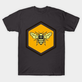 Honeybee in Honeycomb T-Shirt